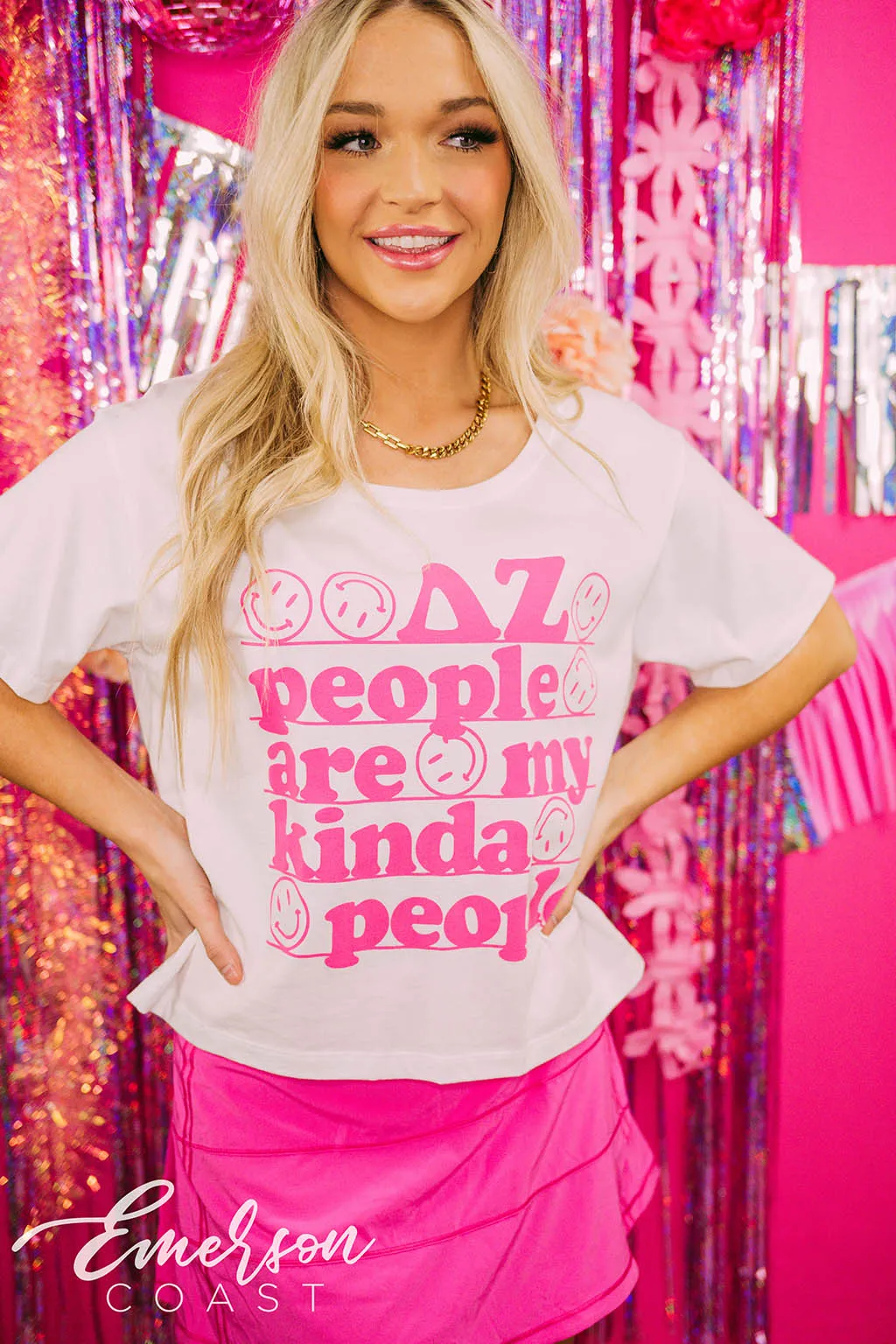 Delta Zeta Recruitment DZ People Are My Kinda People Tee