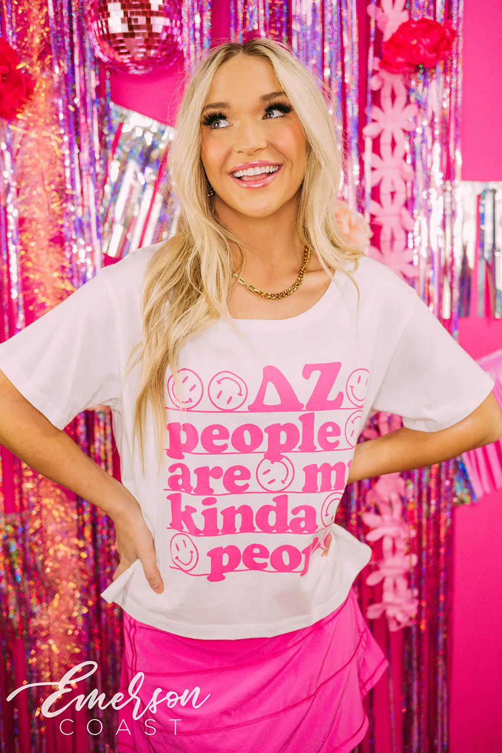 Delta Zeta Recruitment DZ People Are My Kinda People Tee