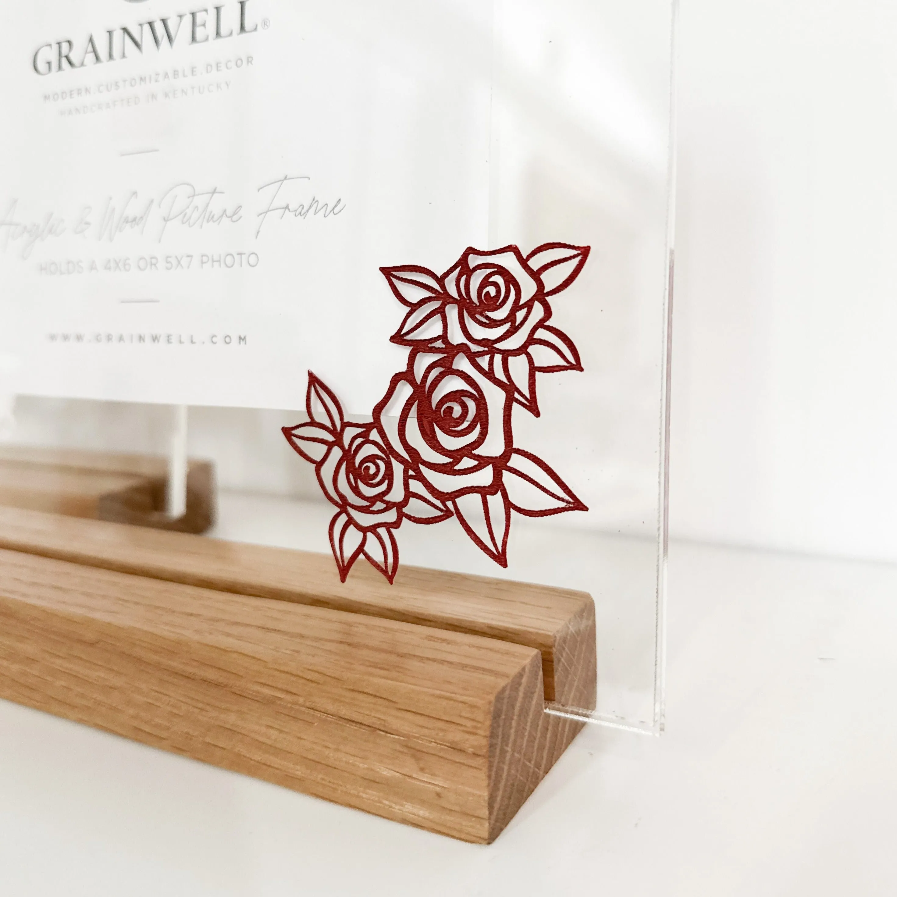 Derby Acrylic & Wood Picture Frame