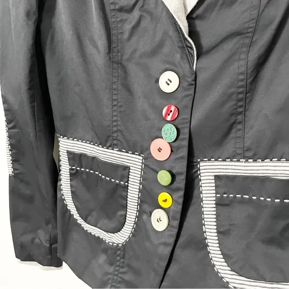 Desigual Blazer Women's XS 36 Abrig Barbara Arts &amp; Crafts 4 Every Body Jacket