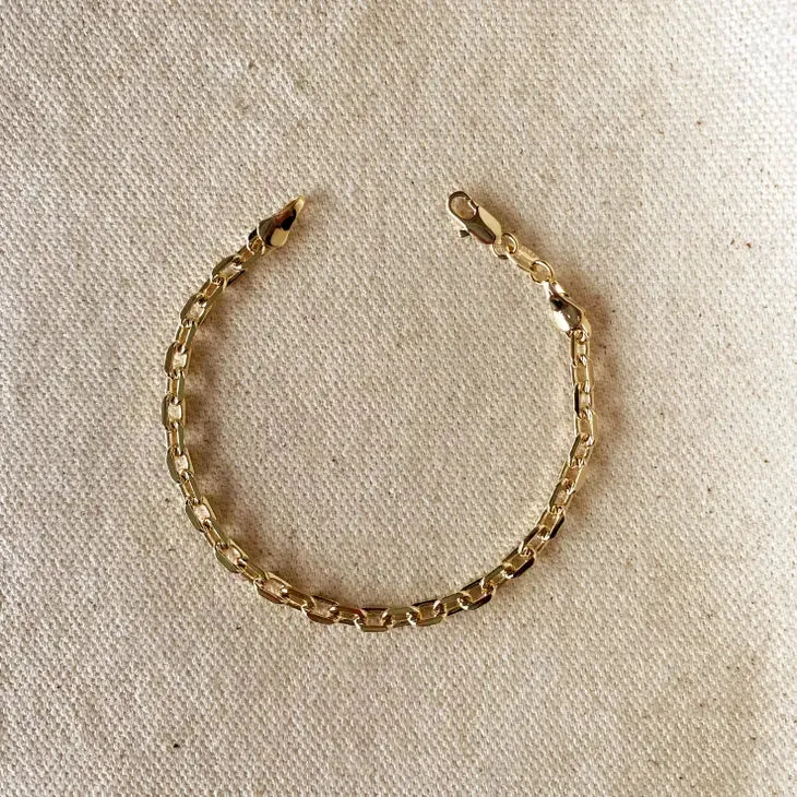 Diamond 4.5 mm Cut Anchor Link Bracelet