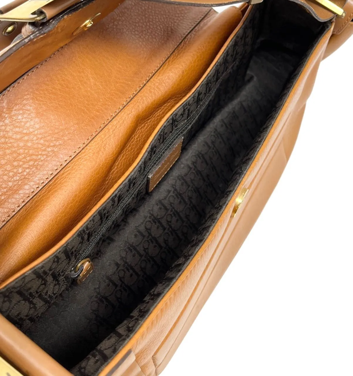 Dior Tan Leather Columbus Bag