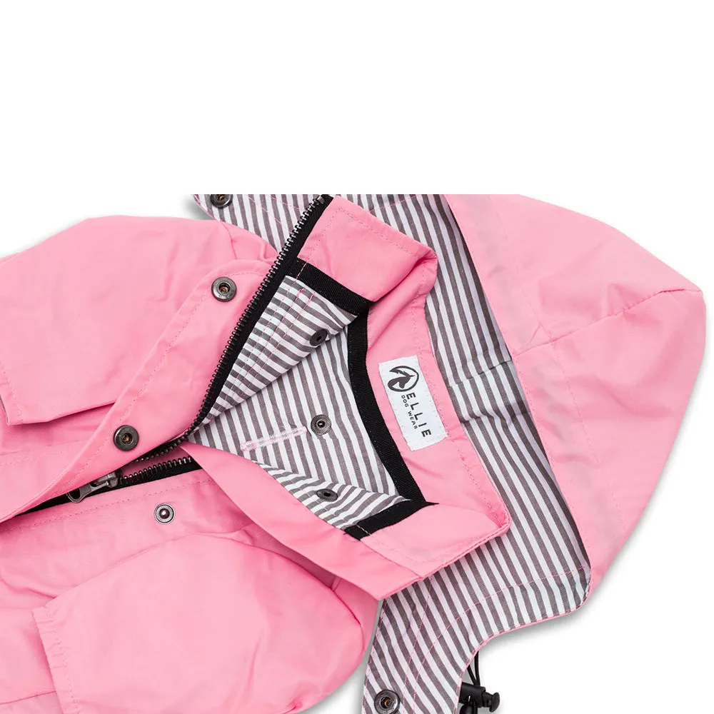 Dog Raincoat in Pink