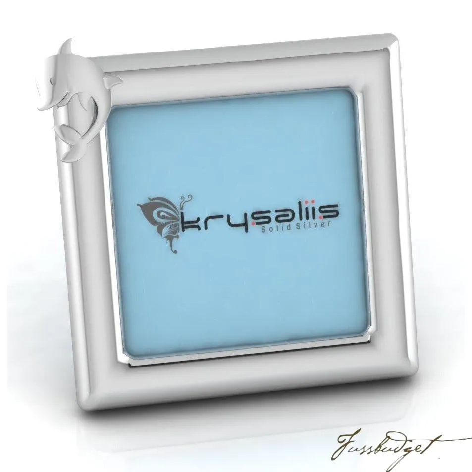 Dolphin Square Sterling Silver Baby Picture Frame