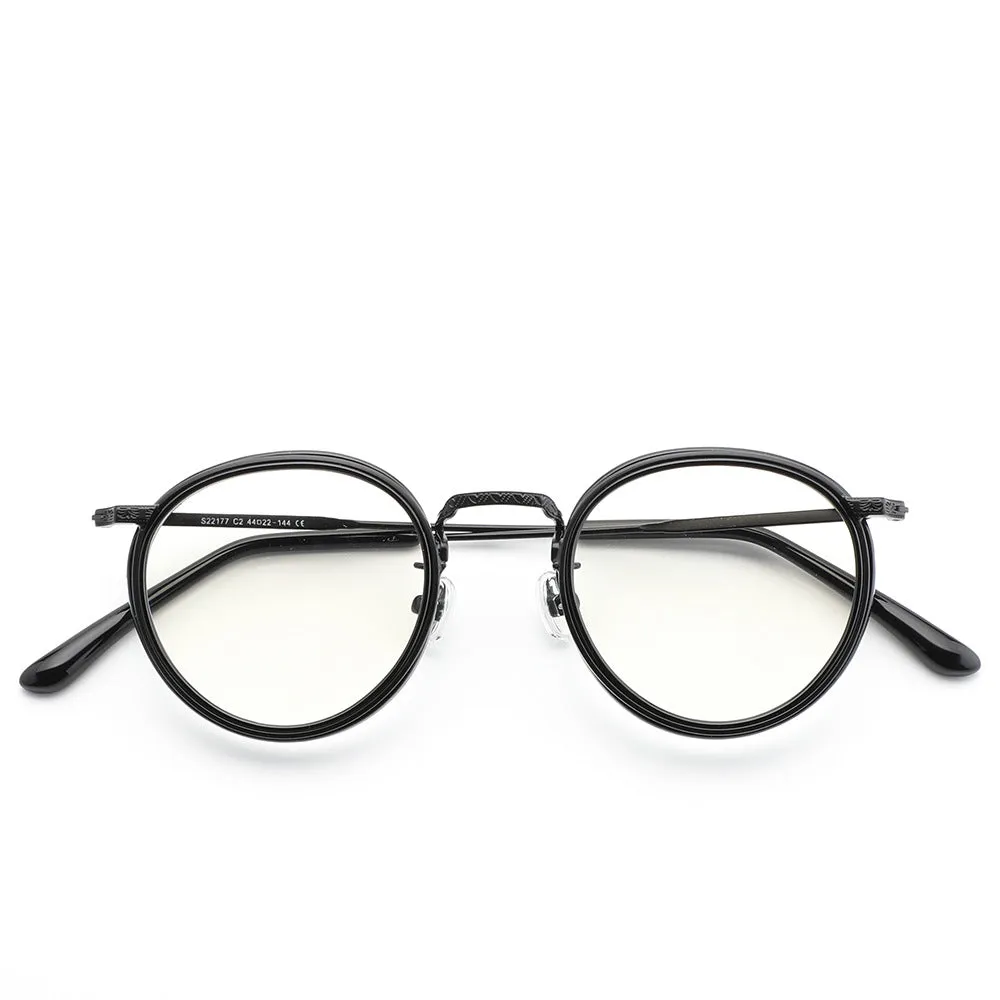 Dorian Titanium Round Glasses Frame