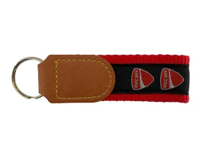 Ducati Strap Black/Red Key Ring