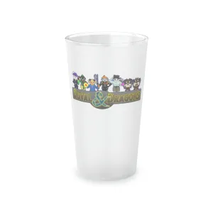 Duval & Dragons Pixel 2023 16oz Frosted Pint Glass