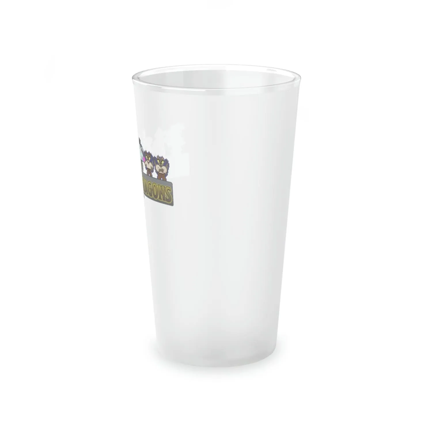 Duval & Dragons Pixel 2023 16oz Frosted Pint Glass