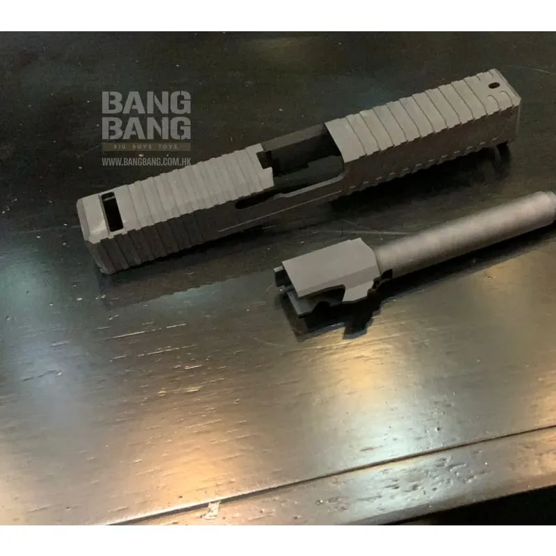 Dytac SLR x JW slide with threaded outer barrel for Tokyo Marui G17