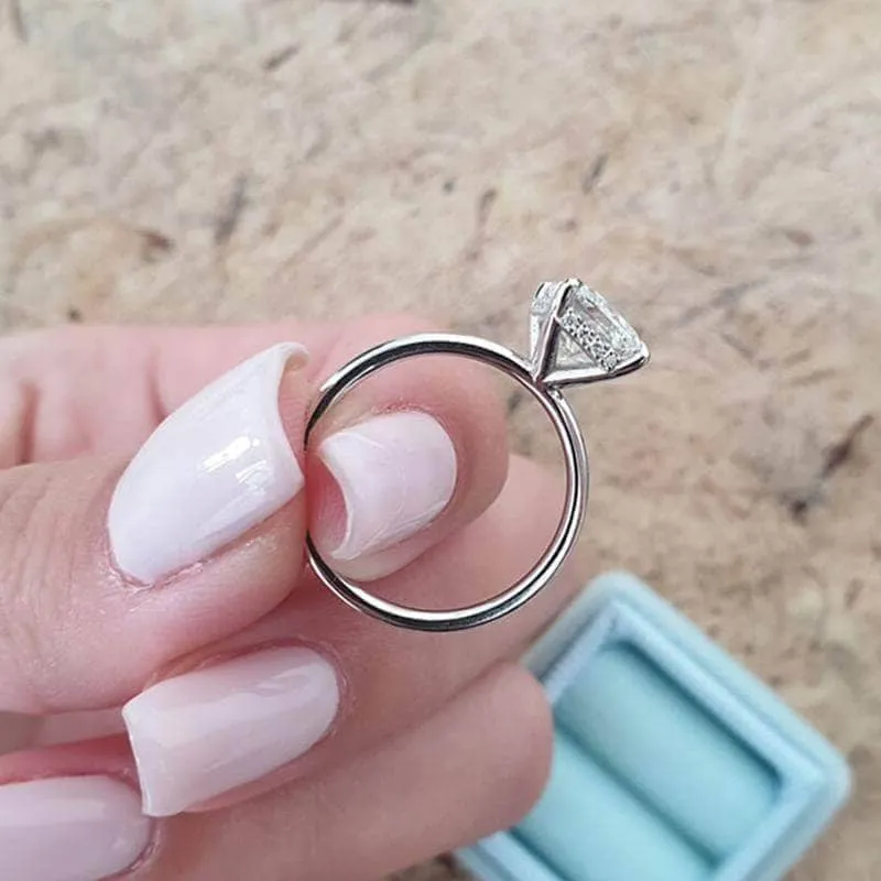 Elegant 3.0 Carat Cushion Cut Engagement Ring