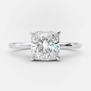 Elegant 3.0 Carat Cushion Cut Engagement Ring