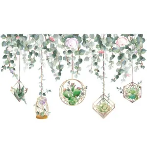 Elegant Hanging Garden Wall Sticker