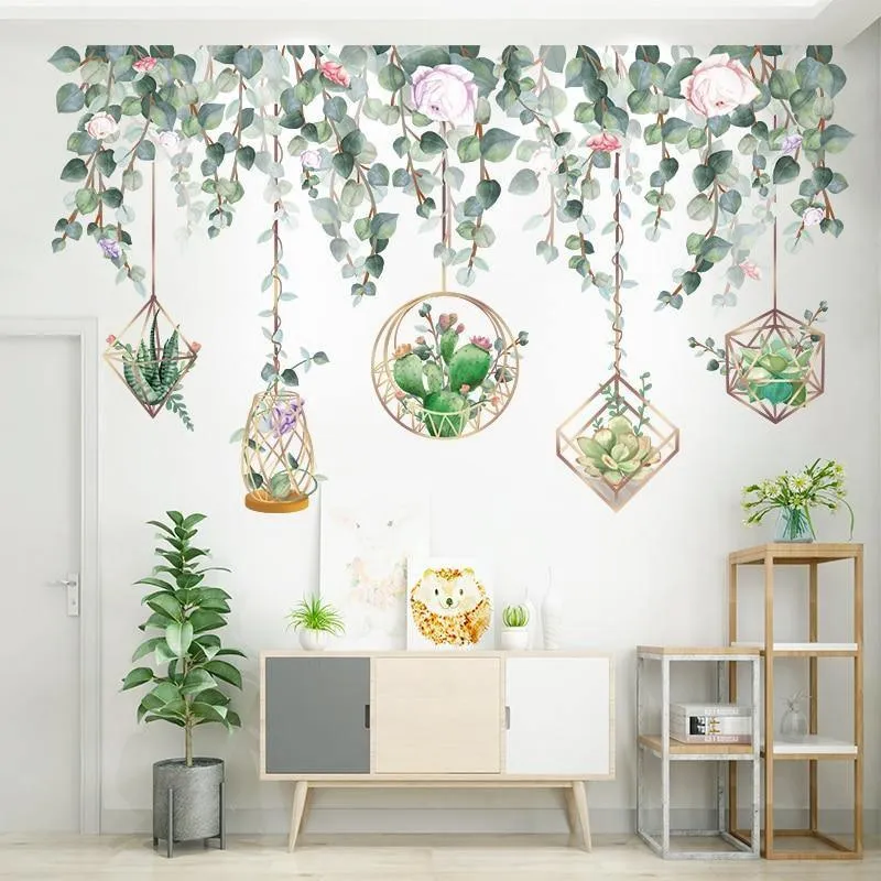 Elegant Hanging Garden Wall Sticker