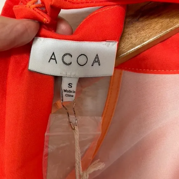 Elegant Orange Maxi Dress