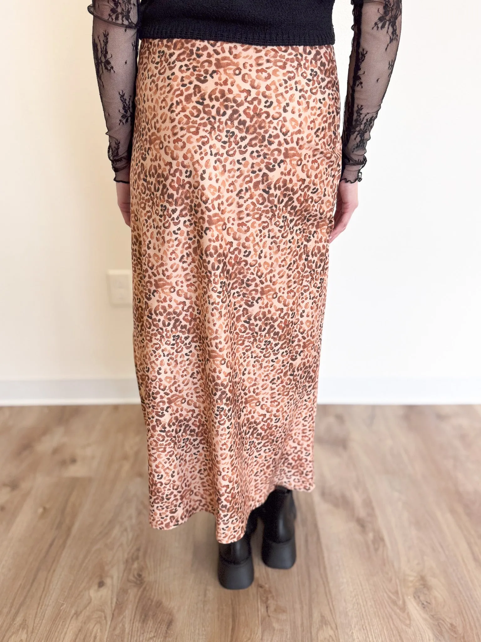 Elia Leopard Maxi Skirt