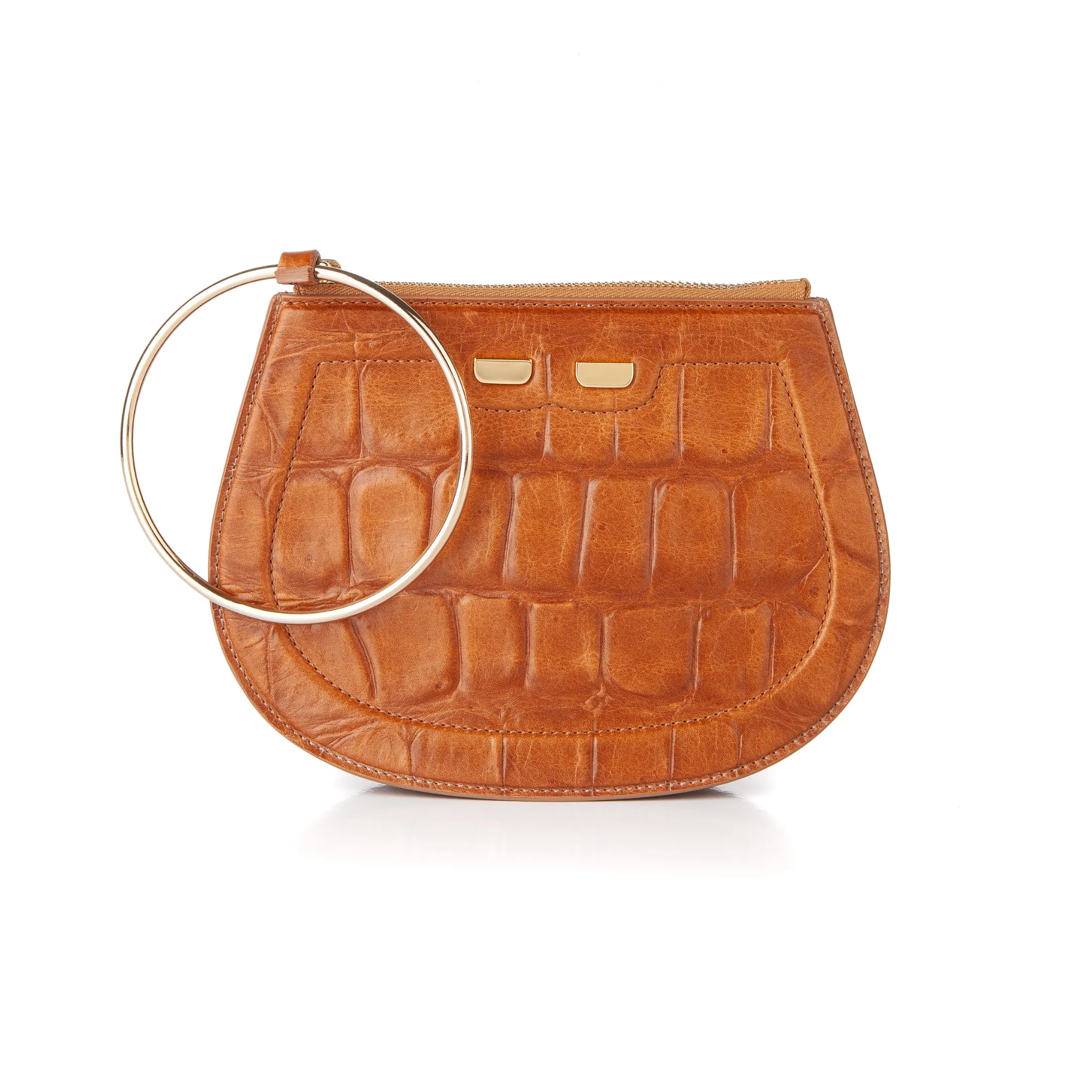 Ellie Bangle in Buffalo XL Croc