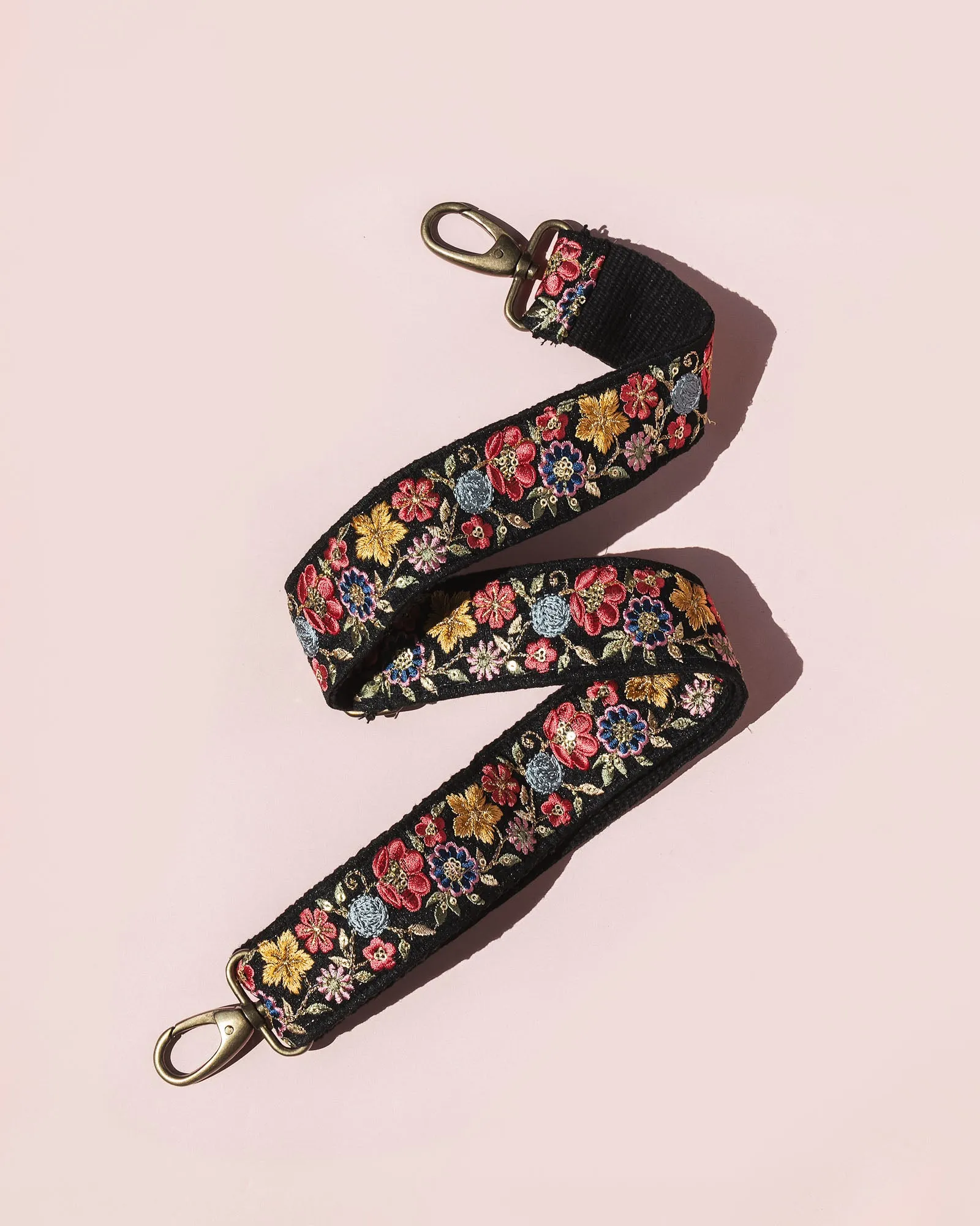 Embroidered Garden Bag Strap