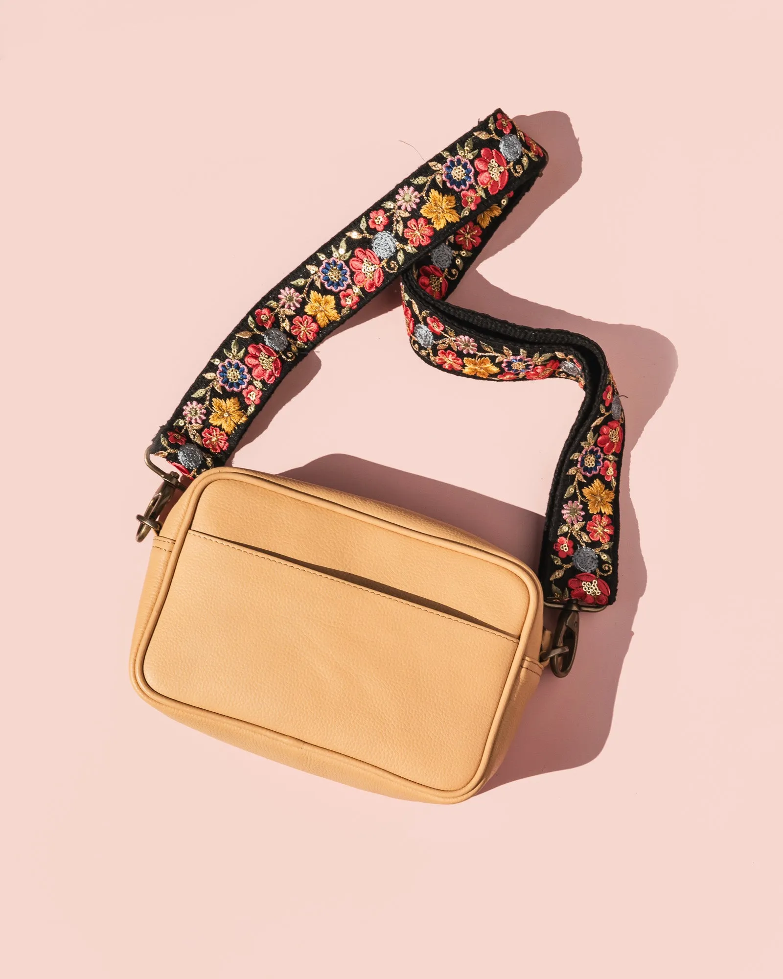 Embroidered Garden Bag Strap