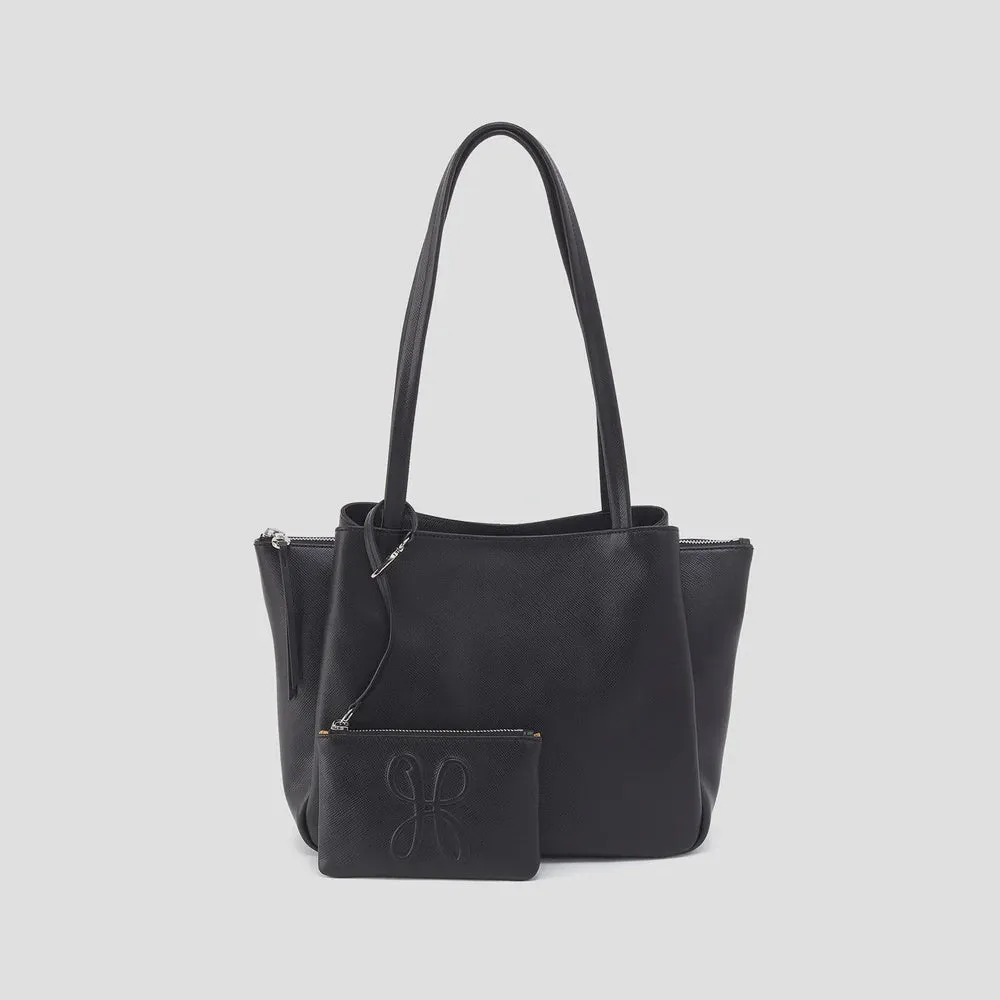 Essential Medium Tote by Hobo in Black
