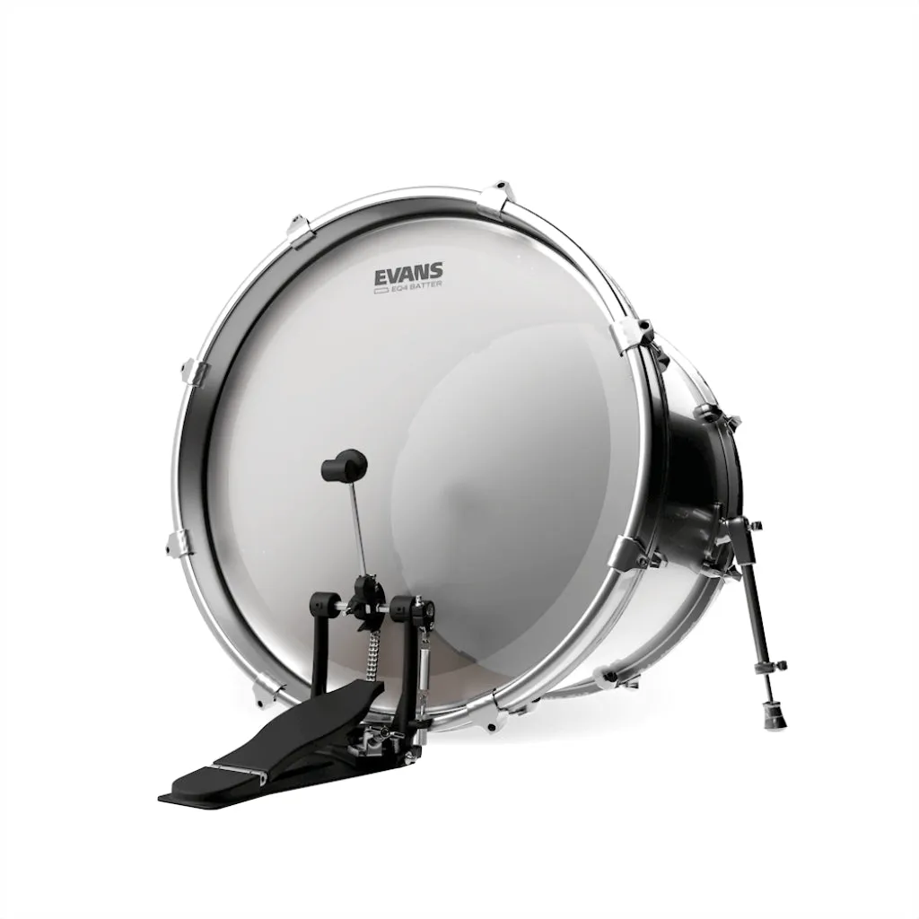 Evans 20" EQ4 Frosted Bass Drum Head