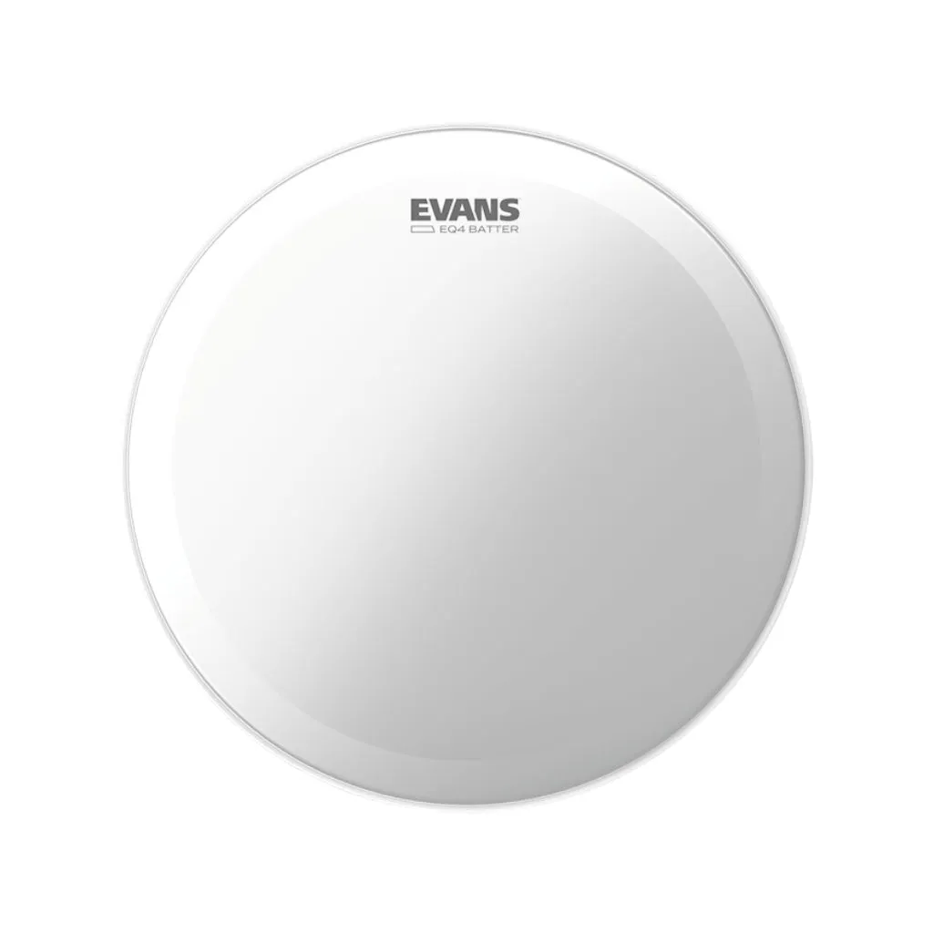Evans 20" EQ4 Frosted Bass Drum Head