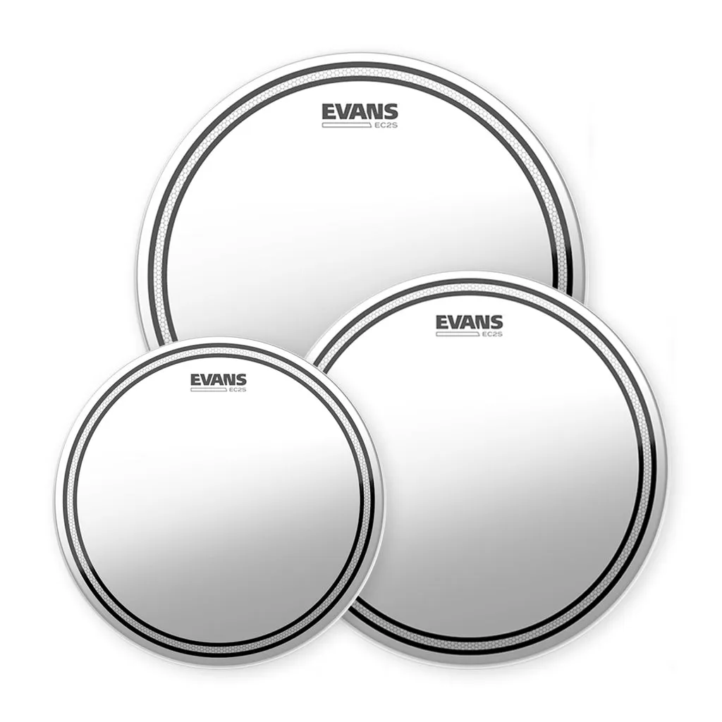 Evans EC2S Frosted Fusion Tom Pack - 10" 12" 14"