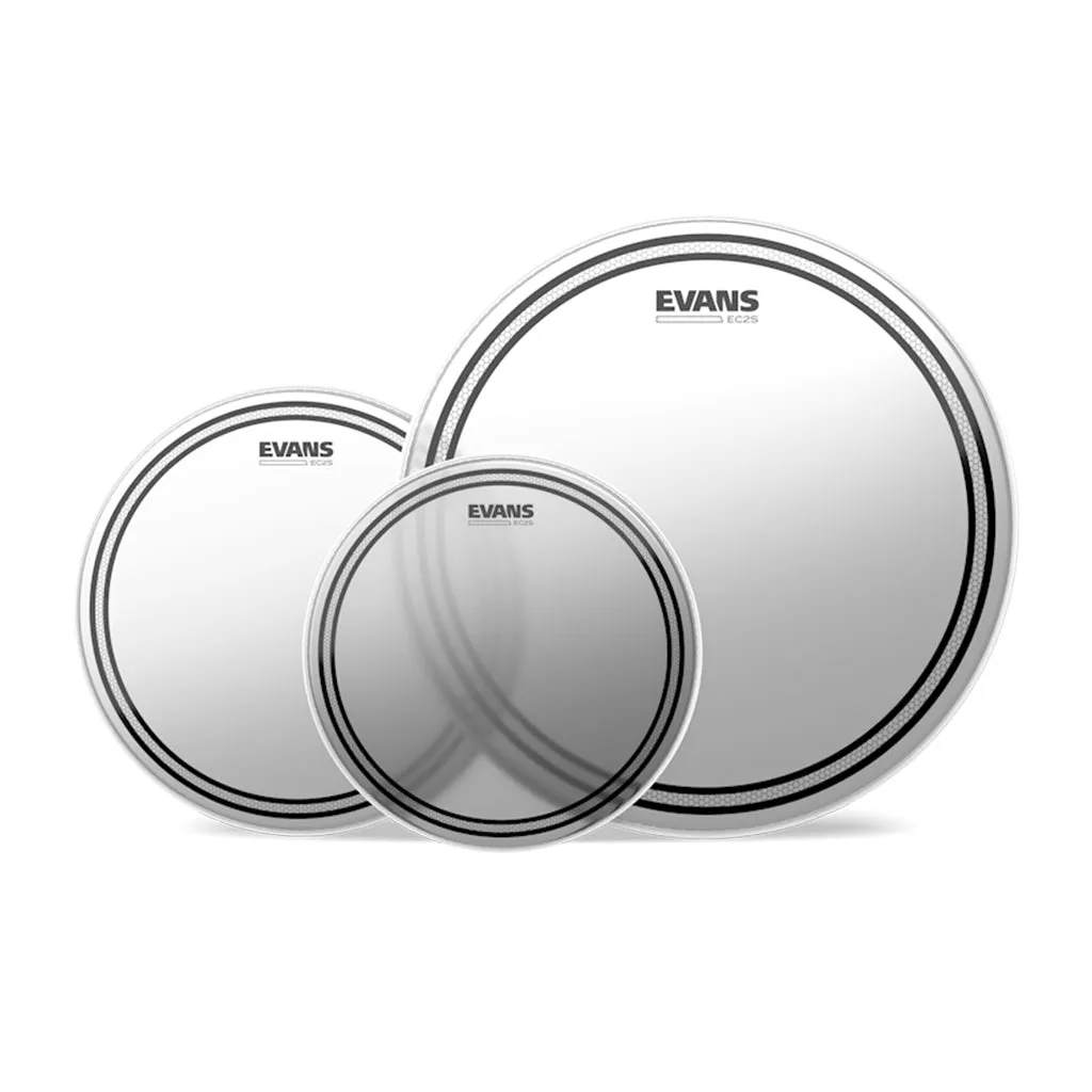 Evans EC2S Frosted Fusion Tom Pack - 10" 12" 14"