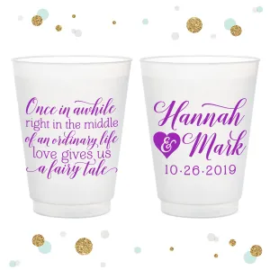 Fairy Tale - 12oz or 16oz Frosted Unbreakable Plastic Cup #85