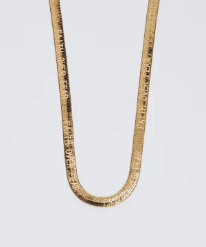 FAITH OVER FEAR Herringbone Necklace