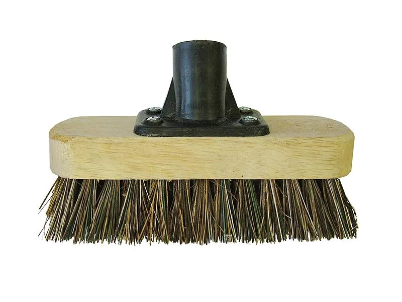 Faithfull Deck Scrub Broom Head 175Mm (7In) Threaded Socket
