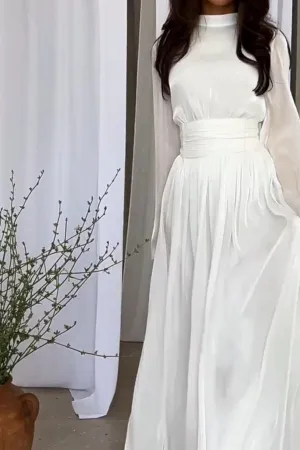 Fashionable Fantasy Color Maxi Dress