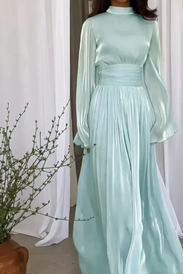 Fashionable Fantasy Color Maxi Dress