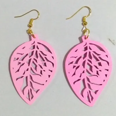 Fashionable Leaf Shape Drop Earrings