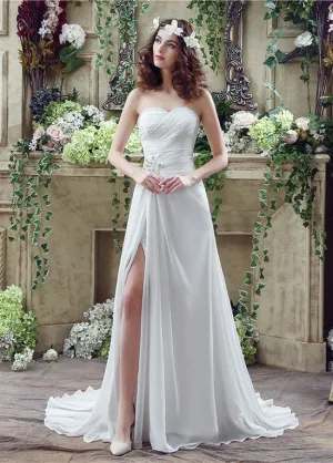 Fashionable Wedding Dresses With Rhinestones