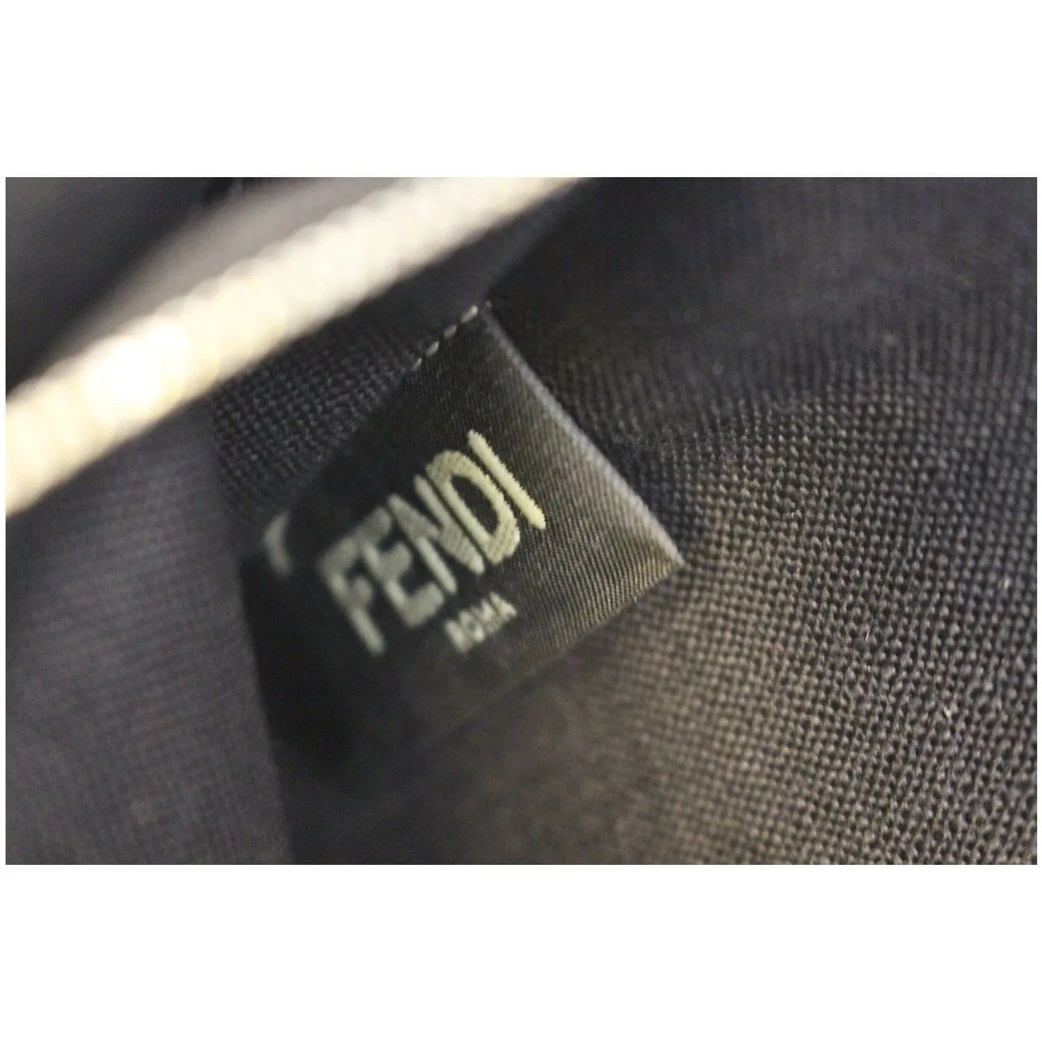 FENDI Bag Bugs eyes Roman Leather Clutch