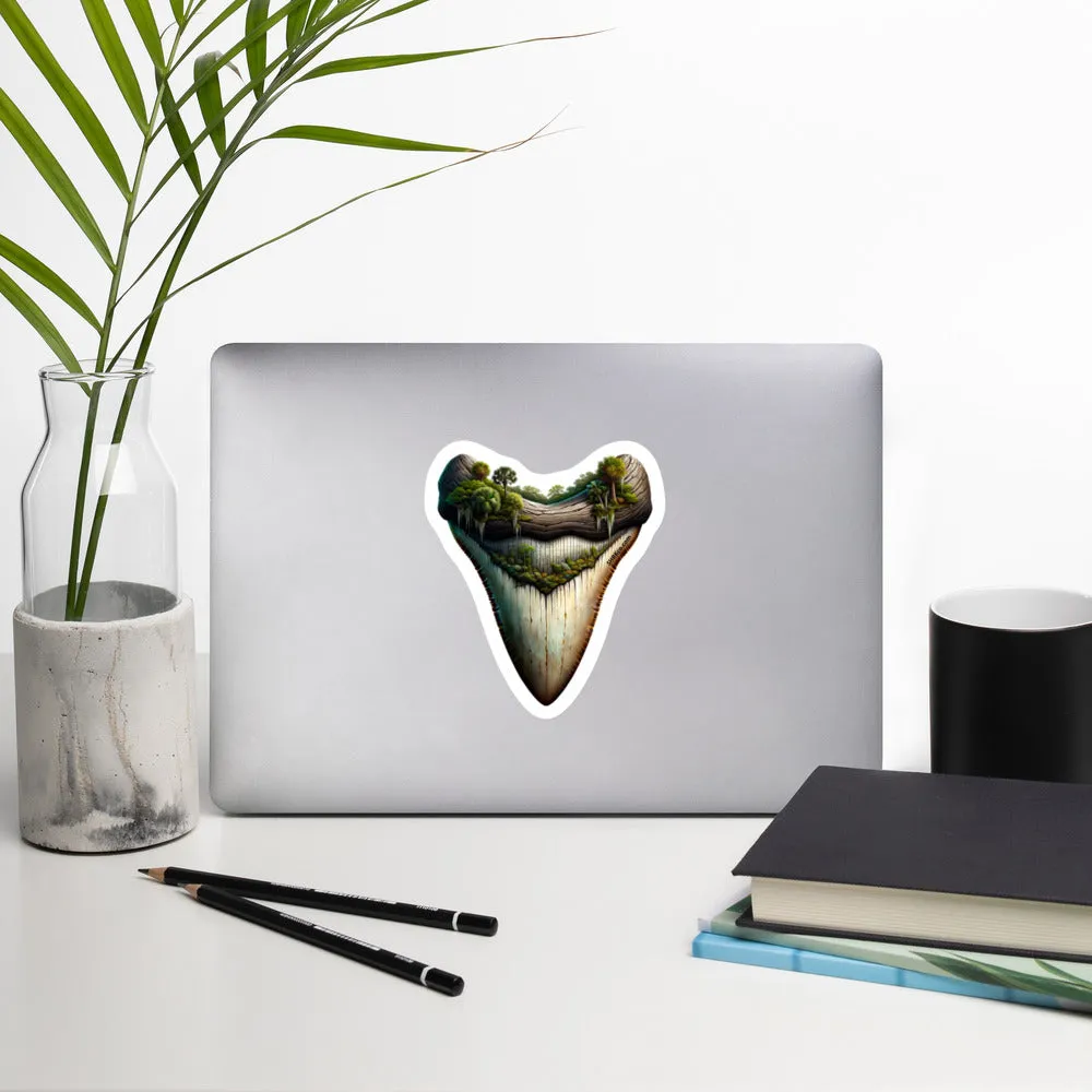 Florida Native Megalodon Sticker
