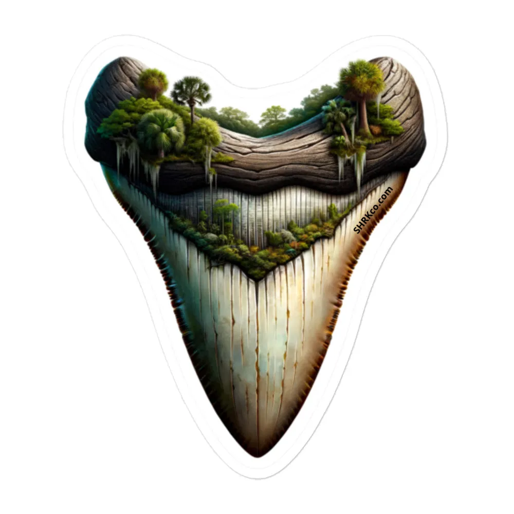 Florida Native Megalodon Sticker