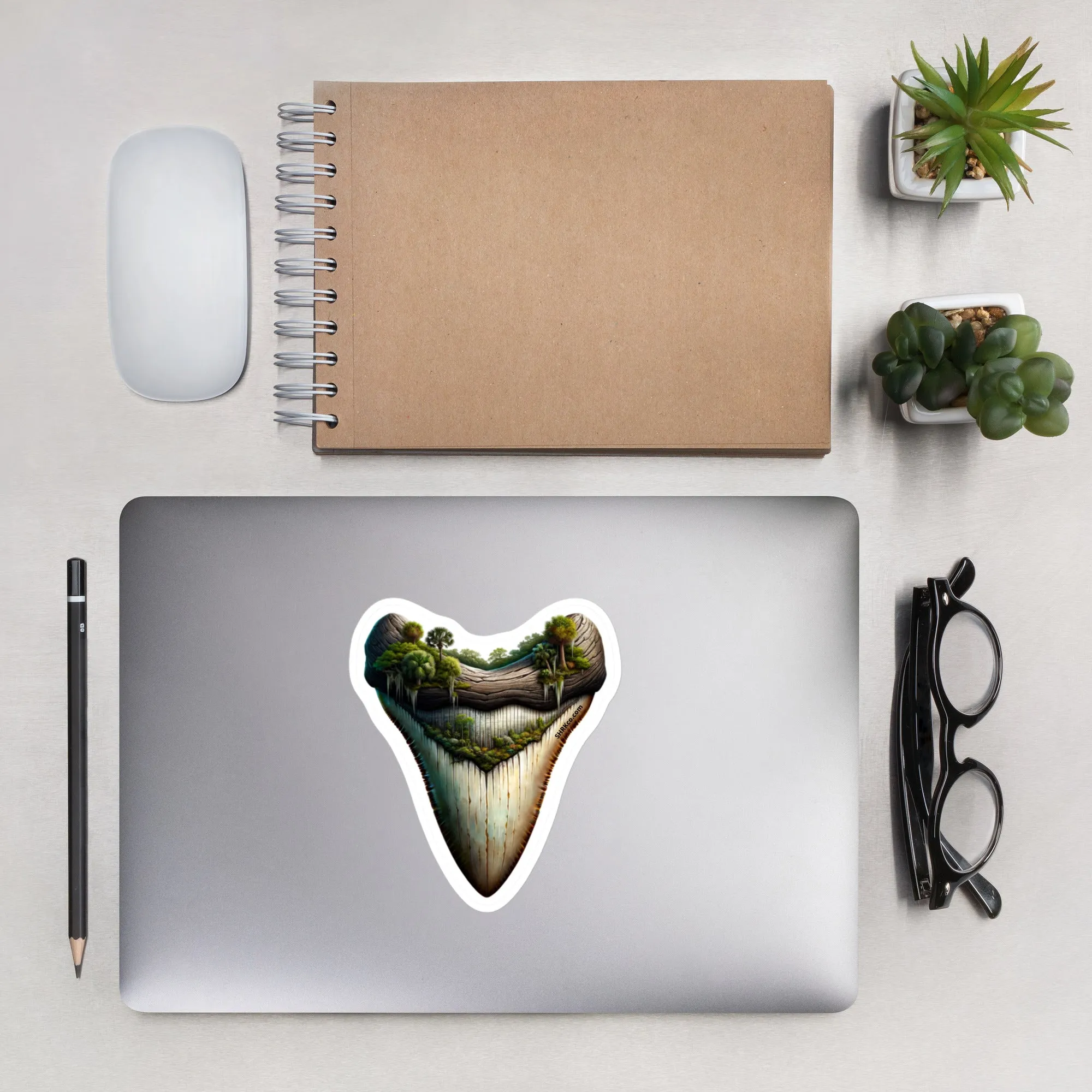 Florida Native Megalodon Sticker