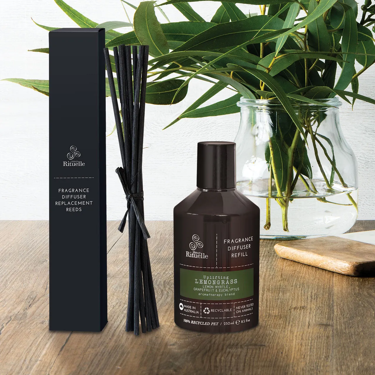 Flourish Organics Lemongrass, Lemon Myrtle, Grapefruit & Eucalyptus Fragrance Diffuser Refill