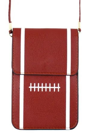 Football Cellphone Transparent Crossbody Bag - Pack of 6