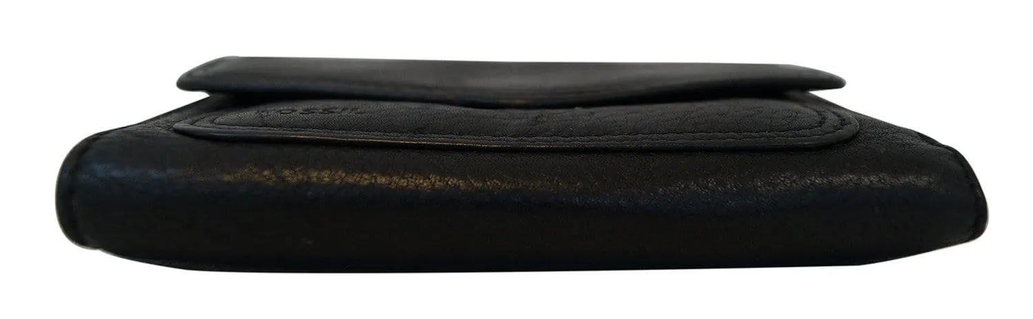 FOSSIL Trifold Black Leather Wallet - Final Call