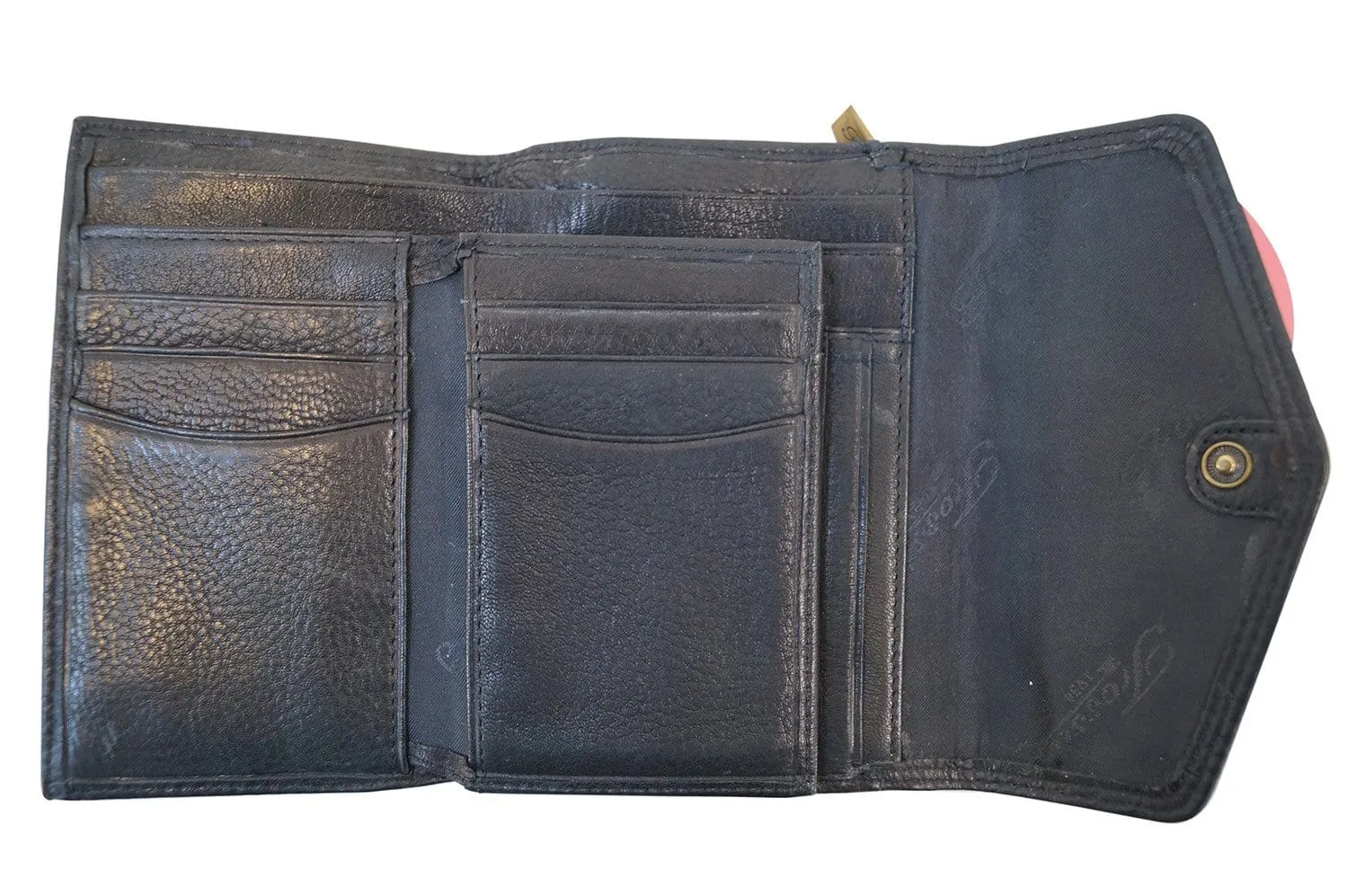 FOSSIL Trifold Black Leather Wallet - Final Call