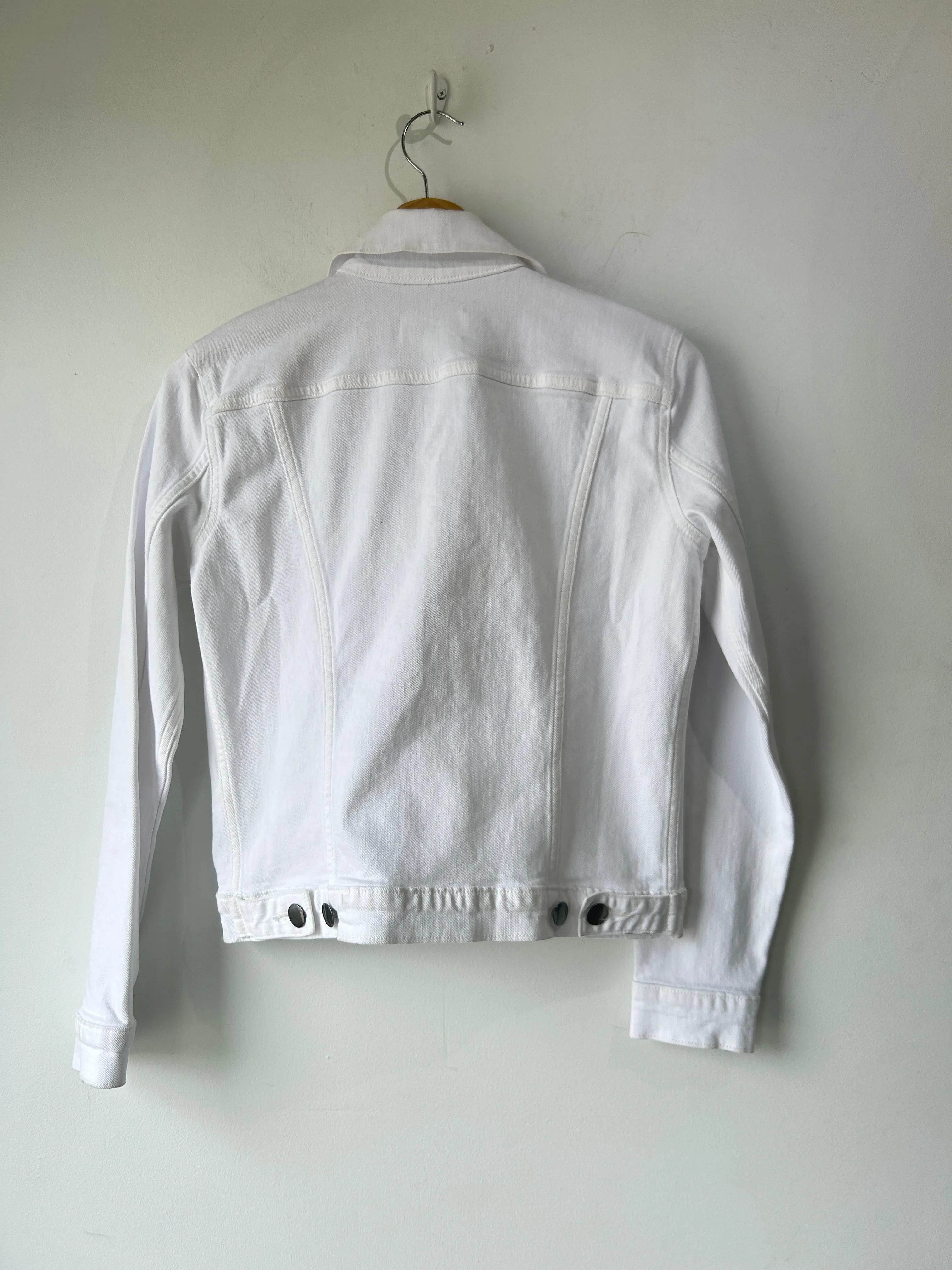 Frame White Denim Jacket