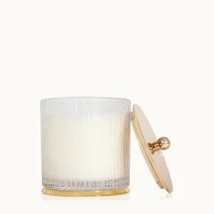 Frasier Fir Gilded Large Poured Candle, Frosted Wood Grain