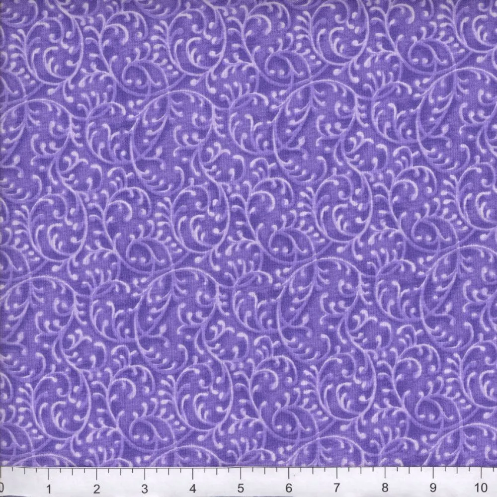 Free Way Purple Cotton Fabric BTY