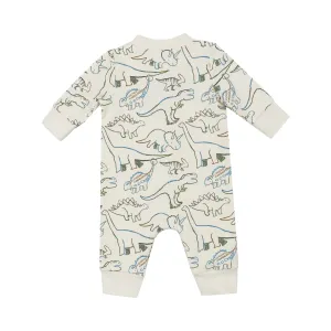 French Terry Artsy Dinos Romper
