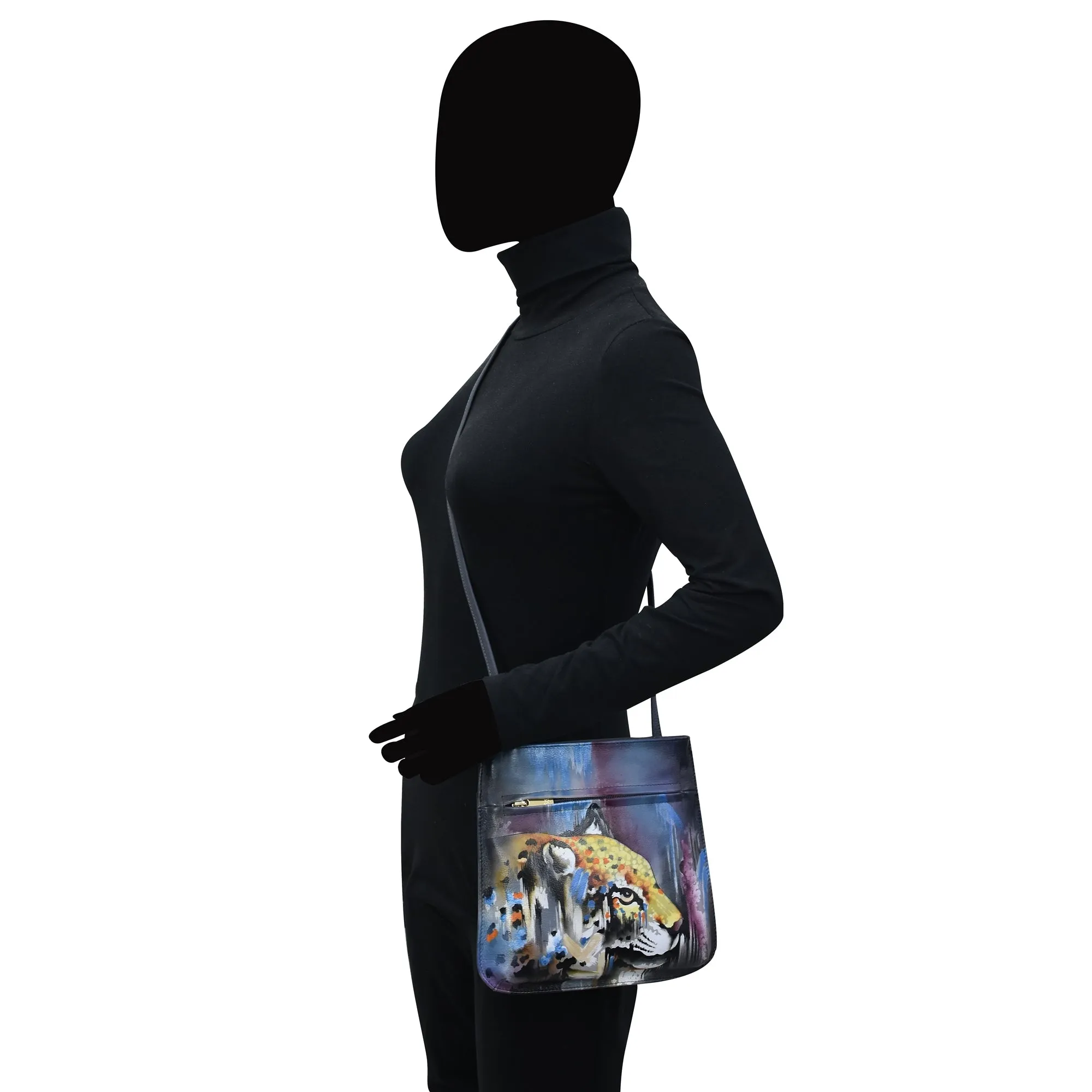 Front With 452 Slim Zip Unique appearance Crossbody - Seamless