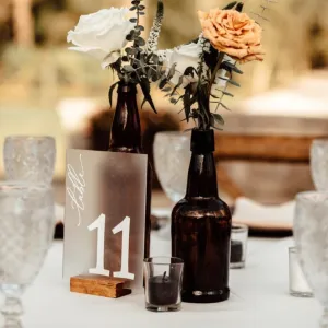 Frosted Acrylic Table Numbers