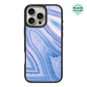 Frozen River - iPhone 16 Pro Max Frosted Black Bumper MagSafe Case