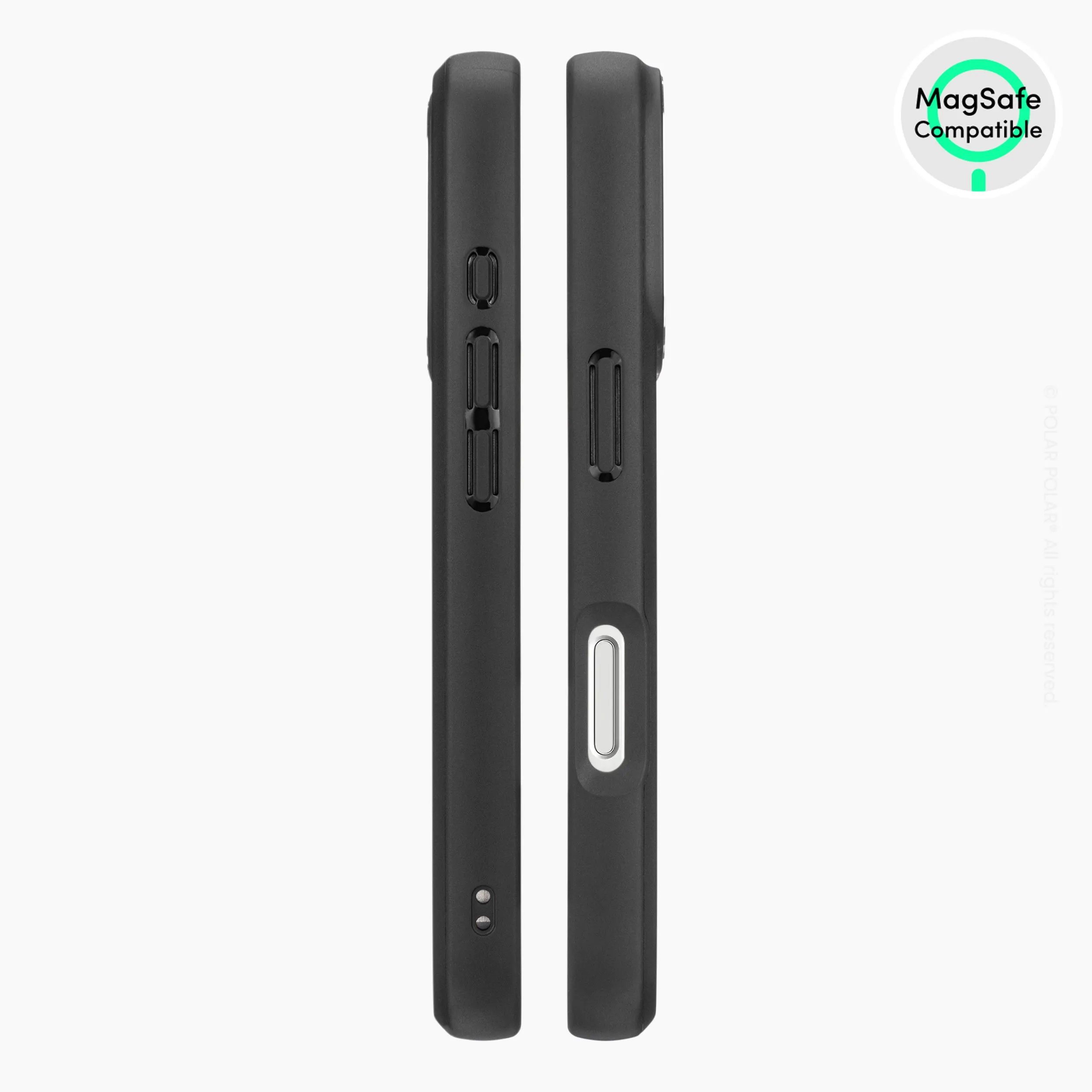 Fujisan Blue - iPhone 16 Plus Frosted Black Bumper MagSafe Case